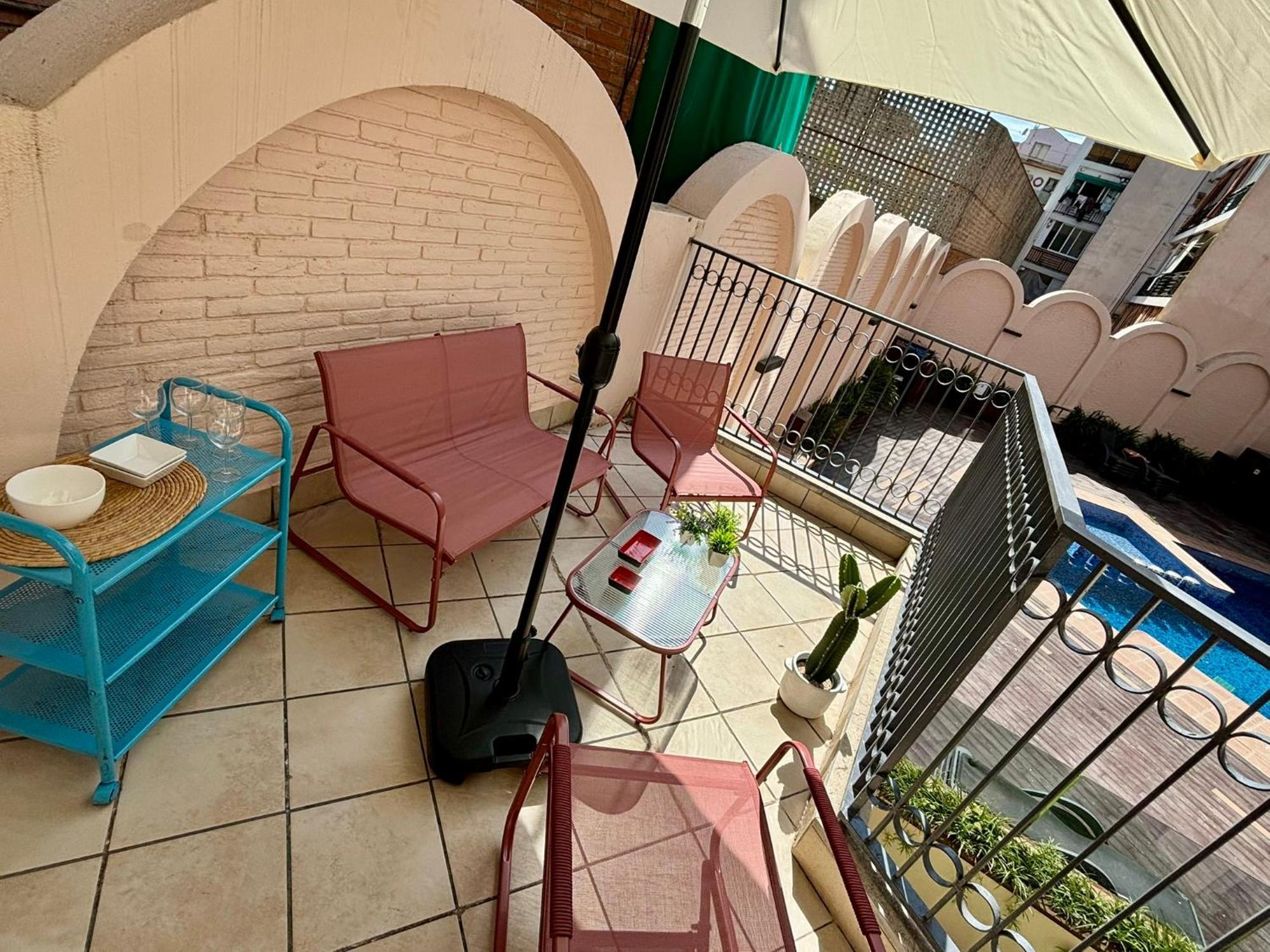 Casa Tita - Exclusivo Con Gran Terraza Y Vistas A La Piscina En Appartement